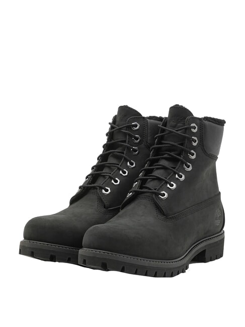 TIMBERLAND PREMIUM 6 INCH  Botki ze skóry nubukowej CZARNY - Buty męskie