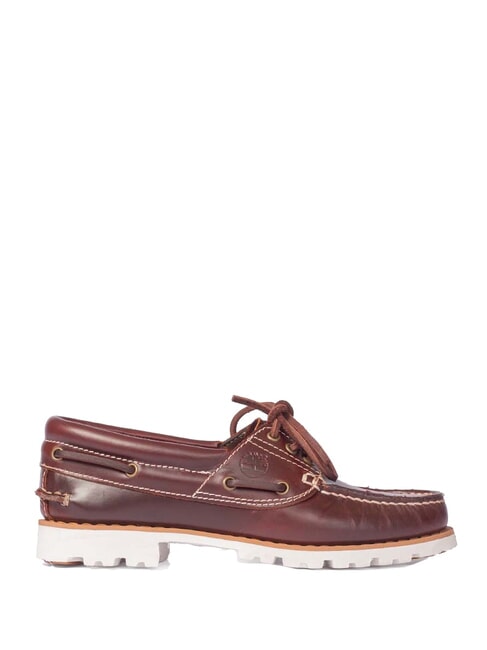 TIMBERLAND NOREEN LITE Skórzane buty żeglarskie piwo korzenne - Buty damskie