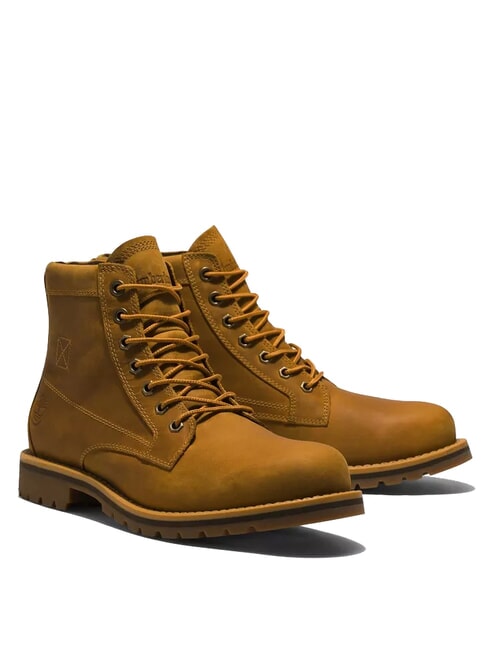 TIMBERLAND REDWOOD FALLS MID  Wodoodporne skórzane botki pszenica - Buty męskie