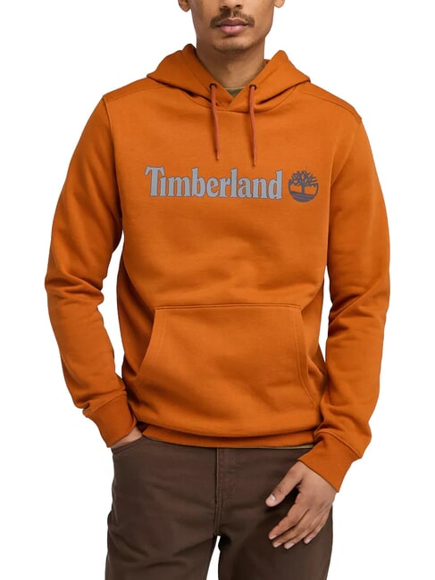 TIMBERLAND KENNEBEC RIVER TREE LOGO Bluza z kapturem umbra - Koszulki męskie