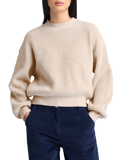 TIMBERLAND WOOL BLEND  Sweter z okrągłym dekoltem wrzos angorski - Koszulki damskie