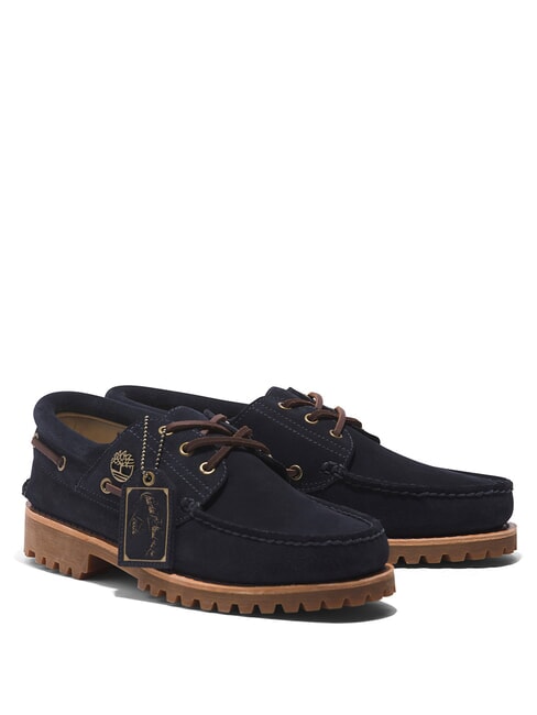 TIMBERLAND AUTHENTIC  Skórzane buty żeglarskie czarny noir - Buty męskie