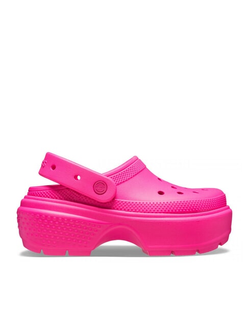 CROCS STOMP CLOG W Kapcie typu chodaki na platformie różowy zauroczenie - Buty uniseks