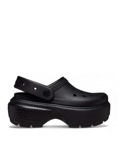 CROCS STOMP CLOG W Kapcie typu chodaki na platformie czarny - Buty uniseks
