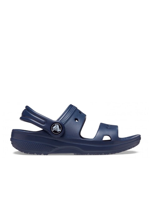 CROCS CLASSIC CROCS SANDAL T Kapcie z paskami marynarka wojenna - Buty dziecięce