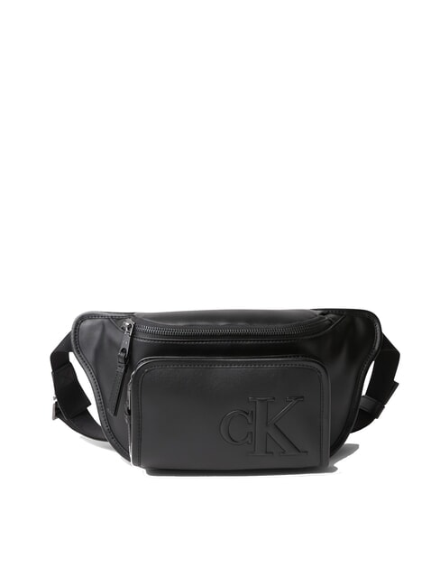 CALVIN KLEIN SCULPTED IMPRESSION Nerka z kieszenią na czarno - Marsupium