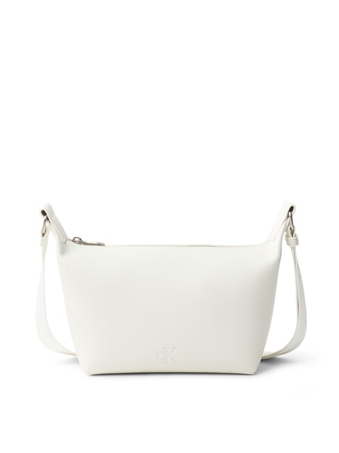 CALVIN KLEIN CKJ ULTRALIGHT Torba na ramię z logo lilia biała - Torby damskie