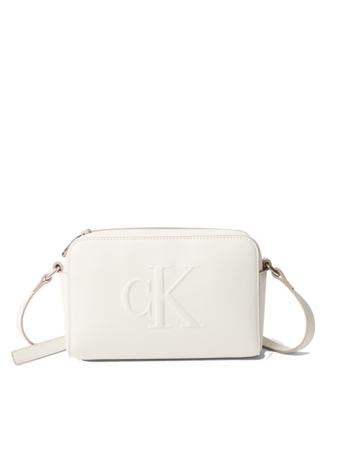 CALVIN KLEIN SCULPTED EW Mała torba na ramię lilia biała - Torby damskie
