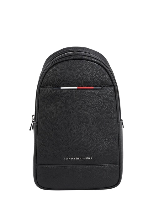 TOMMY HILFIGER TH CENTRAL  Duża torba czarny - Torby na ramię męskie