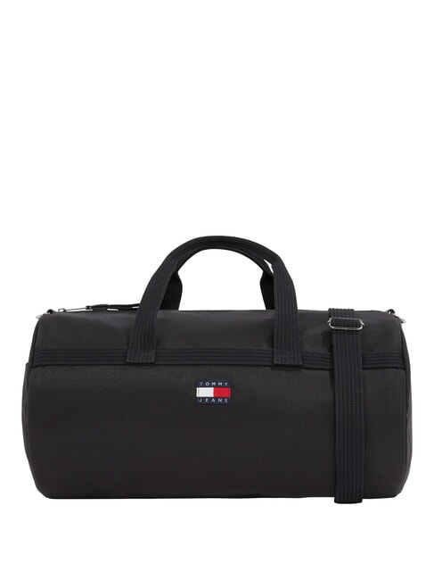 TOMMY HILFIGER TJM COLLEGIATE Torba podróżna z paskiem na ramię czarny - Mnóstwo