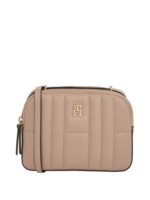 TOMMY HILFIGER TH FEMININE  Miniaturowa torba na aparat na ramię nadmorski szary - Torby damskie