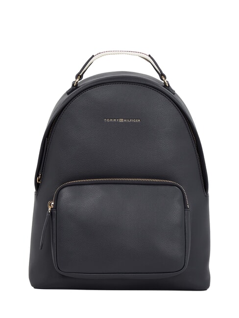TOMMY HILFIGER TH LOGOTAPE  Plecak damski kosmiczny niebieski / czarny - Torby damskie