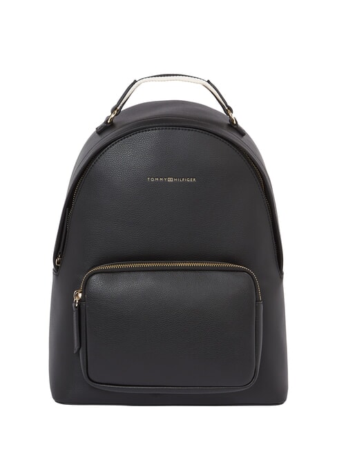 TOMMY HILFIGER TH LOGOTAPE  Plecak damski czarny - Torby damskie