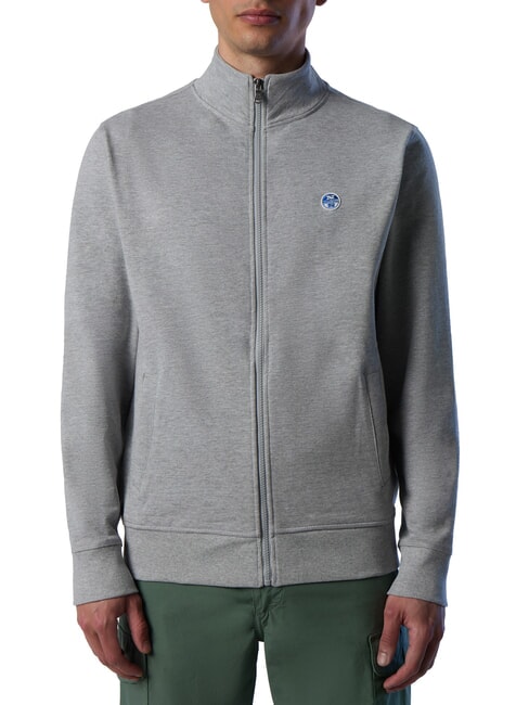 NORTH SAILS FULL ZIP  Bluza rozpinana szary melanż - Bluzy męskie