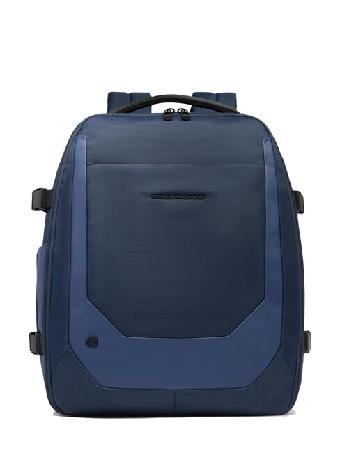 PIQUADRO S140 Plecak podróżny na laptopa 15,6" niebieski - Plecaki na laptopa do pracy