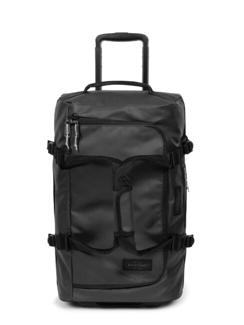 EASTPAK DUFFEL PACK WHEEL S Mała wodoodporna torba podróżna na kółkach plandeka czarna2 - Bagaż podręczny