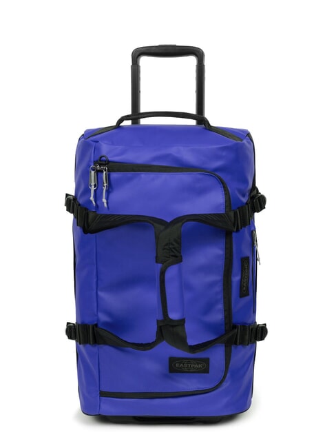 EASTPAK DUFFEL PACK WHEEL S Mała wodoodporna torba podróżna na kółkach plandeka niebieska - Bagaż podręczny