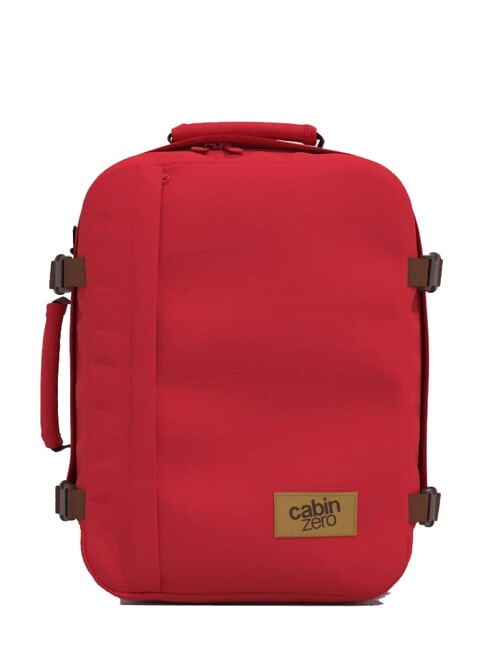 CABINZERO CLASSIC 28L Plecak podróżny pod siedzenie Londyn Czerwony - Plecaki szkolne i rekreacyjne