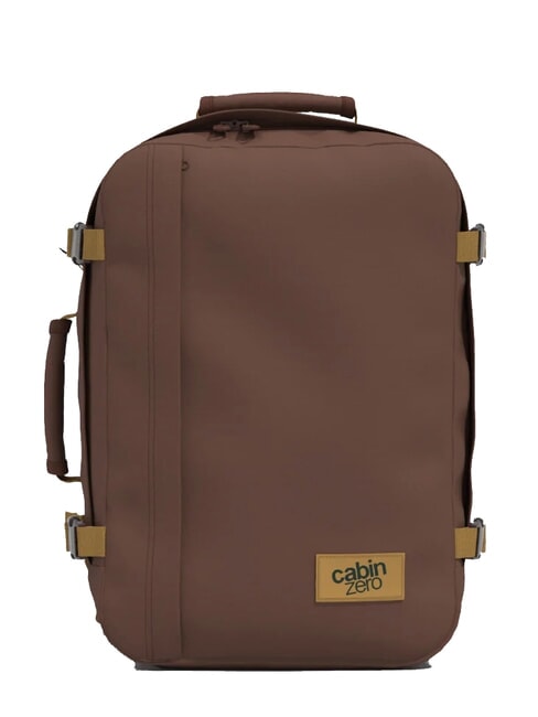 CABINZERO CLASSIC 36L Plecak podróżny pod siedzenie belgijska czekolada - Plecaki szkolne i rekreacyjne