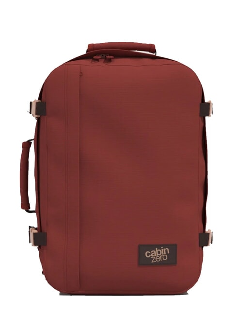 CABINZERO CLASSIC 36L Plecak podróżny pod siedzenie czerwona sangria - Plecaki szkolne i rekreacyjne