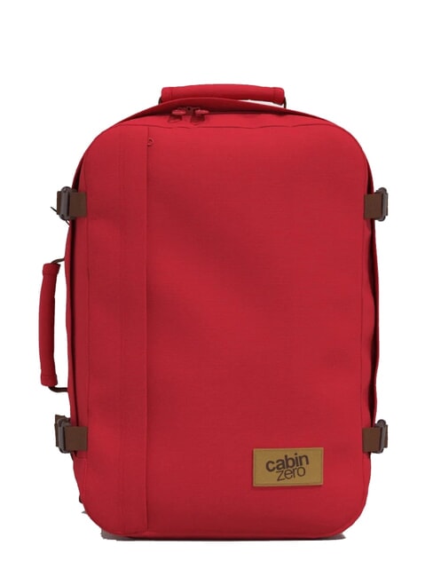 CABINZERO CLASSIC 36L Plecak podróżny pod siedzenie Londyn Czerwony - Plecaki szkolne i rekreacyjne