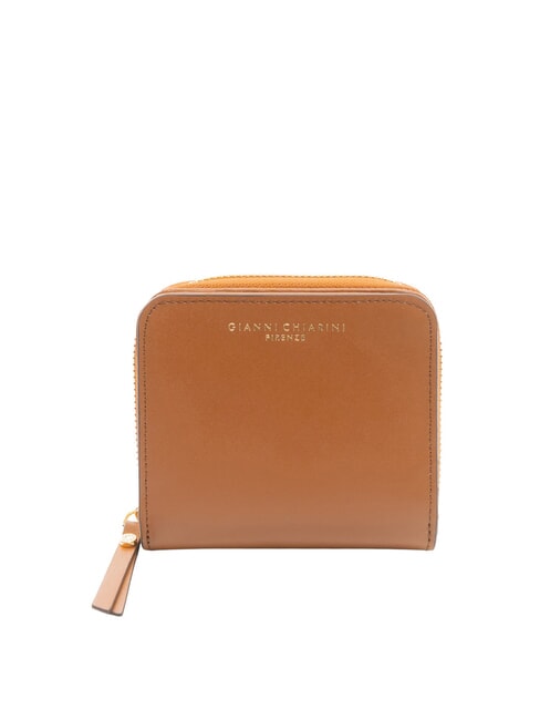 GIANNI CHIARINI WALLETS VACCHETTA CALF Mały portfel z gładkiej skóry nakrętka - Portfele damskie