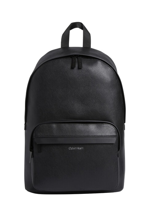 CALVIN KLEIN CK MUST Plecak z kieszenią na laptopa 15" na czarno - Plecaki szkolne i rekreacyjne