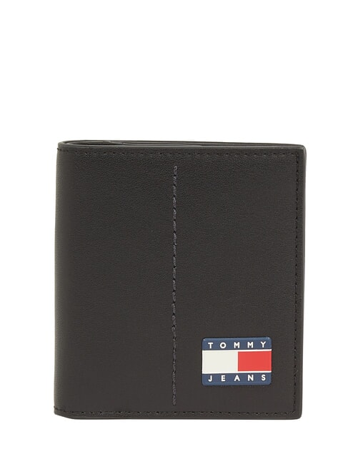 TOMMY HILFIGER TJM HERITAGE LEATHER Portfel czarny - Portfele męskie