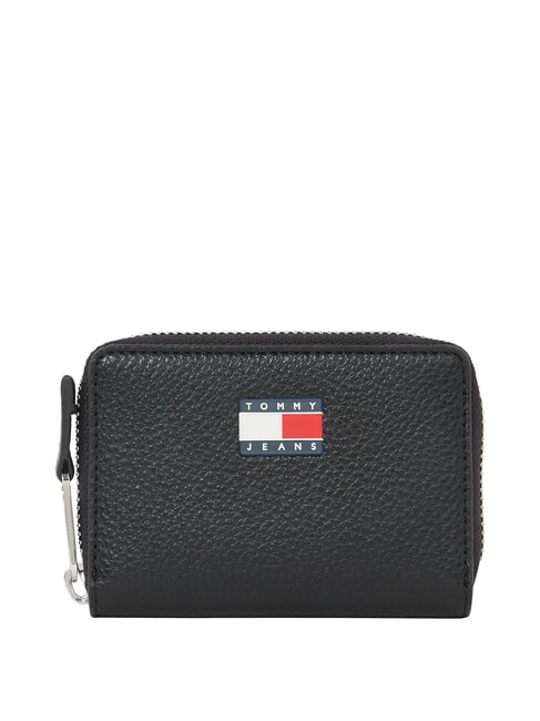 TOMMY HILFIGER TJW MUST  Portfel zapinany na suwak czarny - Portfele damskie
