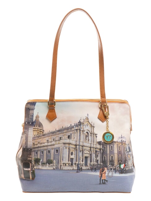 YNOT YESBAG Torba na ramię z paskiem na ramię katedra w katanii - Torby damskie