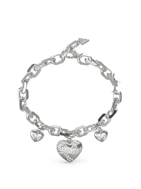 GUESS IN MY HEART  Bransoletka SREBRNY - Bransoletki damskie