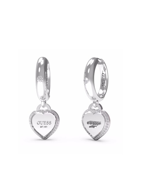 GUESS FINE HEART Kolczyki wiszące SREBRNY - Kolczyki