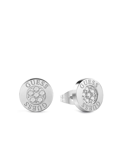 GUESS STUDS PARTY Kolczyki okrągłe z cyrkoniami SREBRNY - Kolczyki