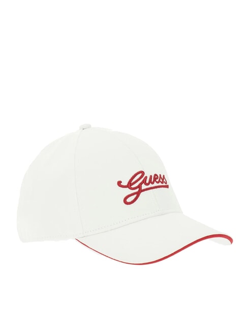 GUESS SIGNATURE Czapka baseballowa BIAŁY - Włosy