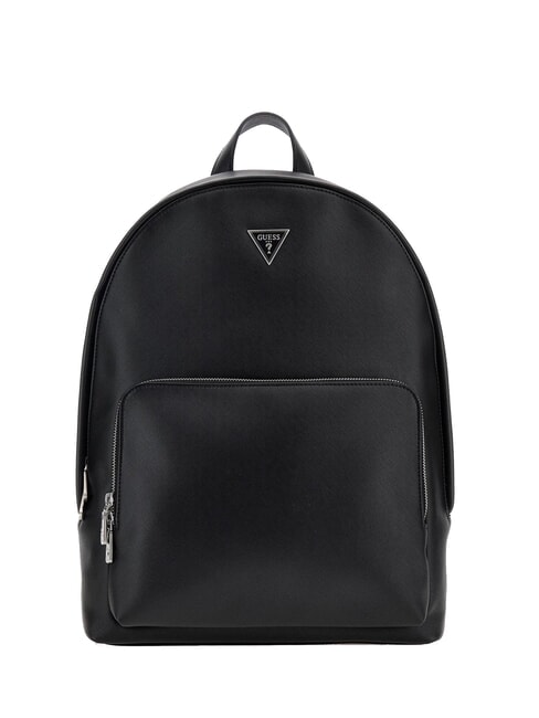 GUESS MILANO Plecak na laptopa 15,6" CZARNY - Plecaki na laptopa do pracy