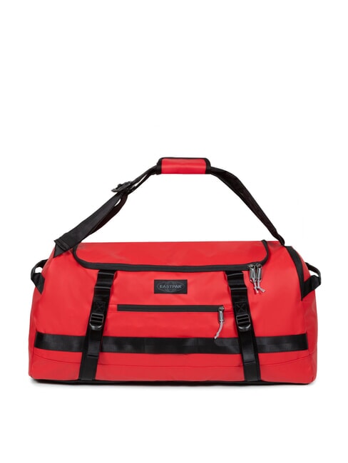 EASTPAK DUFFEL PACK M Średniej wielkości plecak podróżny Duffel Bag plandeka czerwona - Mnóstwo