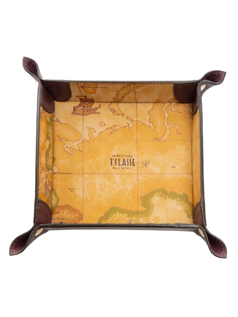 ALVIERO MARTINI PRIMA CLASSE GEO Puste kieszenie Burgundia - Uchwyt i organizer na tablet