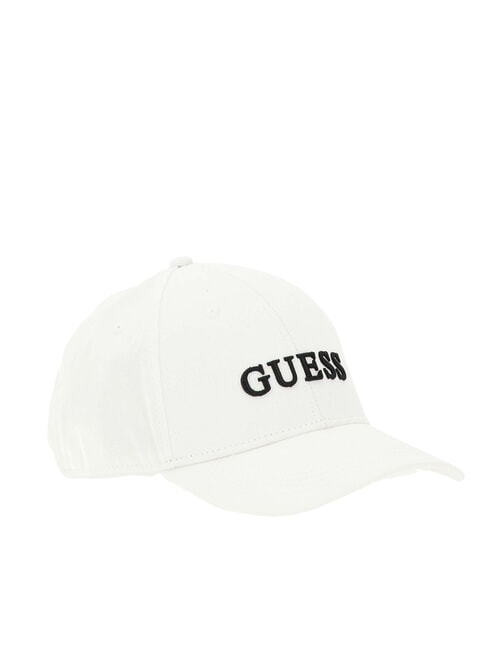 GUESS LOGO Czapka baseballowa BIAŁY - Włosy