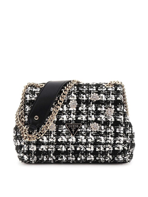 GUESS EVERLEE Mała torebka na ramię / torba crossbody czarnywiele - Torby damskie