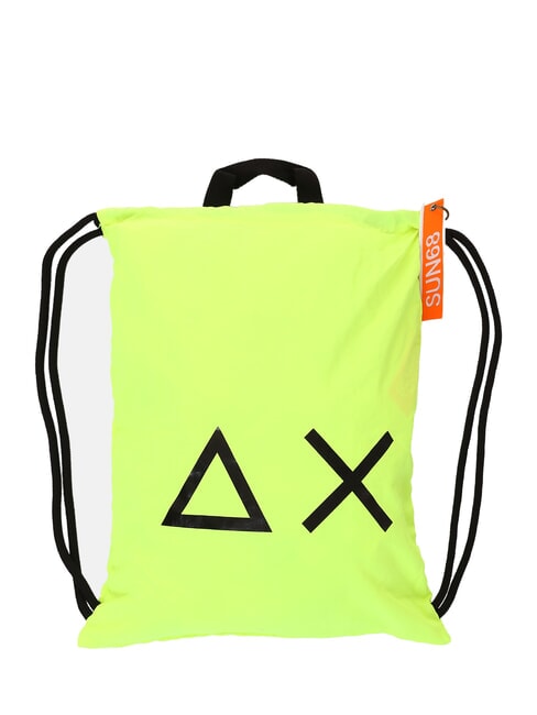 SUN68 SHOE BAG Worek na buty fluorescencyjny żółty - Akcesoria podróżne