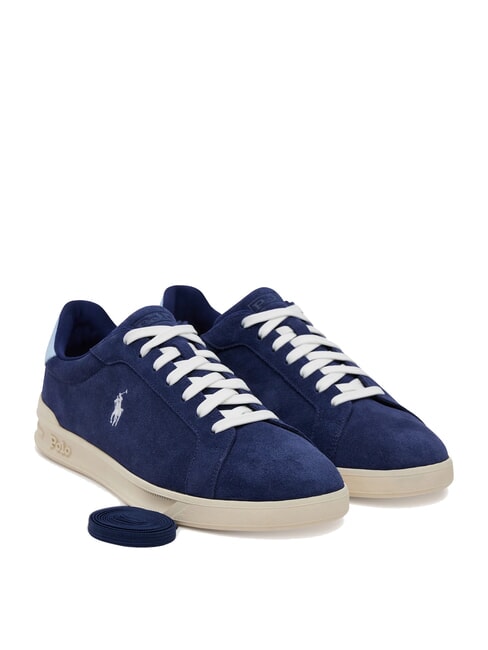 RALPH LAUREN HERITAGE COURT II  Trampki ze skóry zamszowej granatowy/jasnoniebieski - Buty męskie