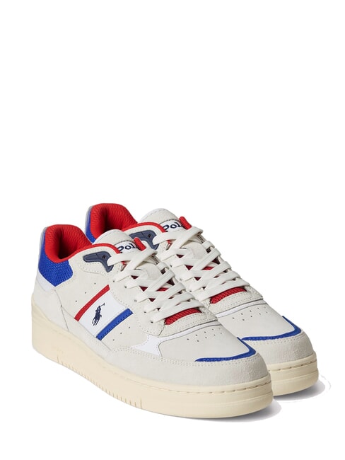 RALPH LAUREN MASTERS SPORT  Wysokie trampki czarno/czerwone pp - Buty męskie