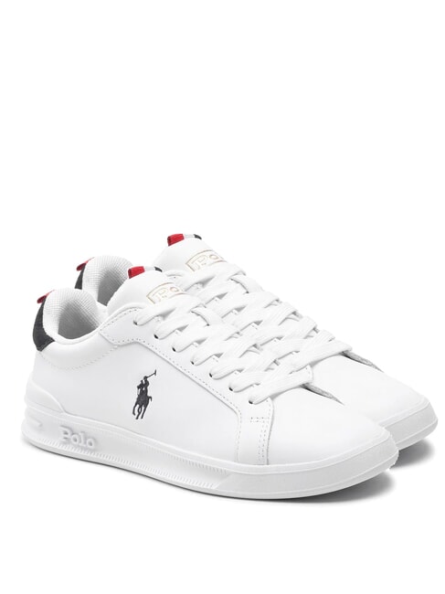 RALPH LAUREN HERITAGE COURT II Adidasy biały/granatowy/czerwony - Buty męskie