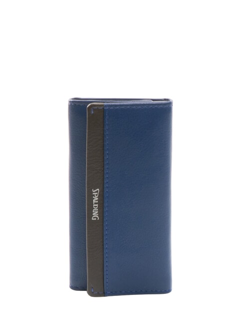 SPALDING STRIPE Etui na klucze skórzane ciemna głowa - Brelok