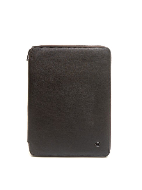 PIQUADRO BLACK SQUARE Skórzany schowek A4 CUMOWAĆ - Uchwyt i organizer na tablet