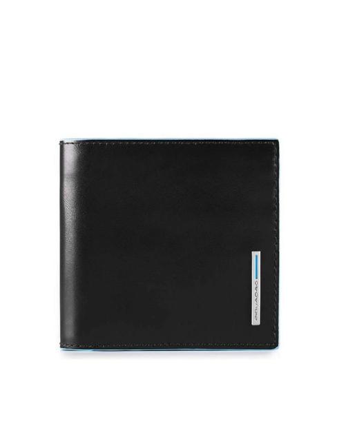 PIQUADRO BLUE SQUARE Portfel skórzany Czarny - Portfele męskie