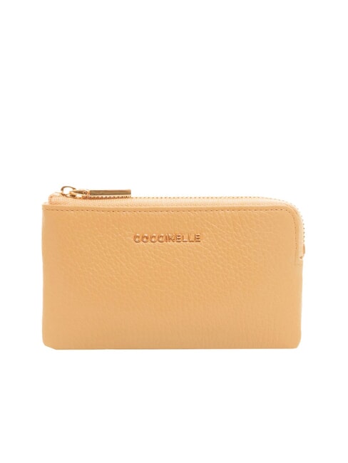 COCCINELLE METALLIC SOFT Saszetka na monety wschód słońca - Portfele damskie