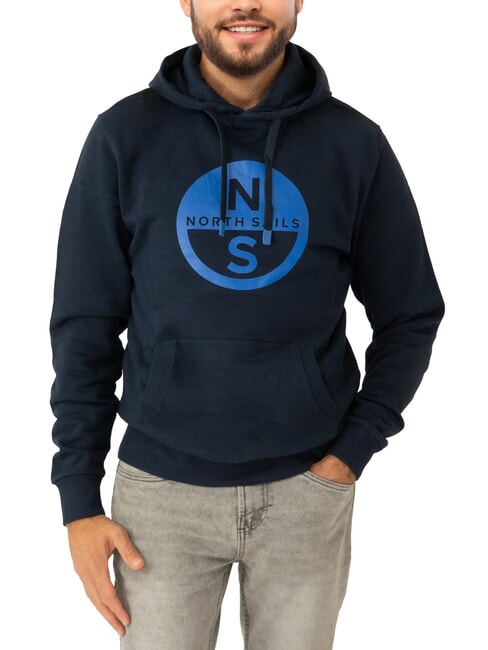 NORTH SAILS BASIC Bluza z kapturem z nadrukiem logo kombinacja 1 - Bluzy męskie