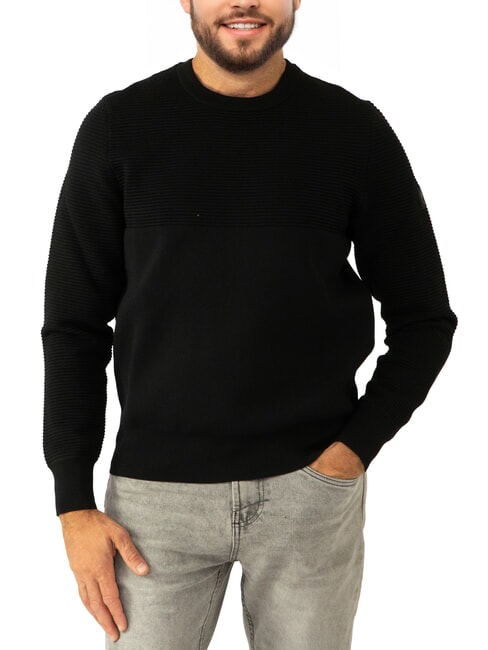 NORTH SAILS KNITTED Sweter z okrągłym dekoltem czarny - Koszulki męskie