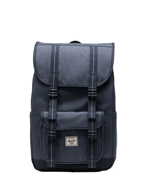 HERSCHEL LITTLE AMERICA MID Plecak na laptopa 15,6" niebieskie cienie/po północy - Plecaki szkolne i rekreacyjne